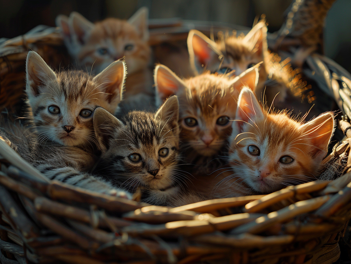 chaton yeux